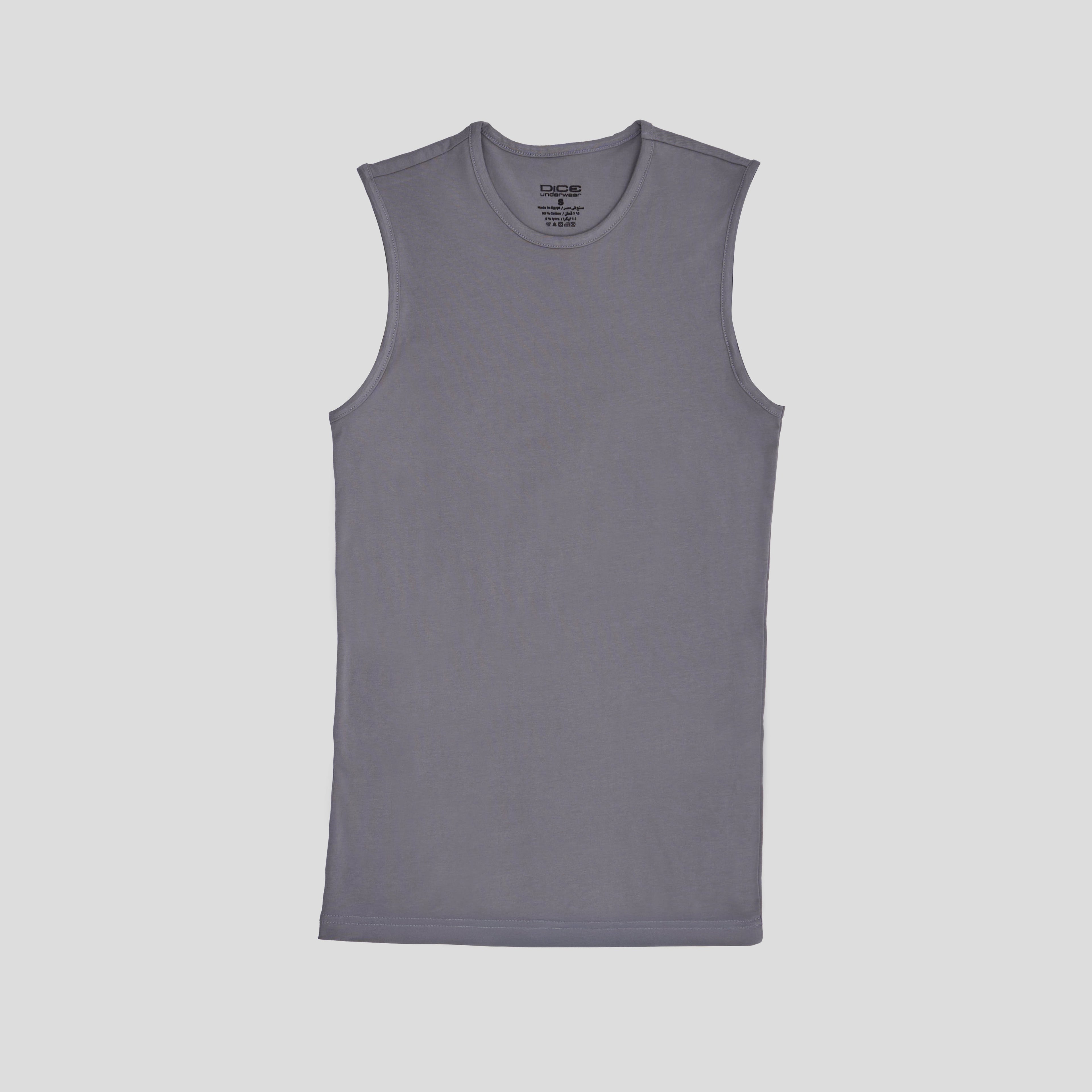 كات بدون أكمام ورقبة دائرية