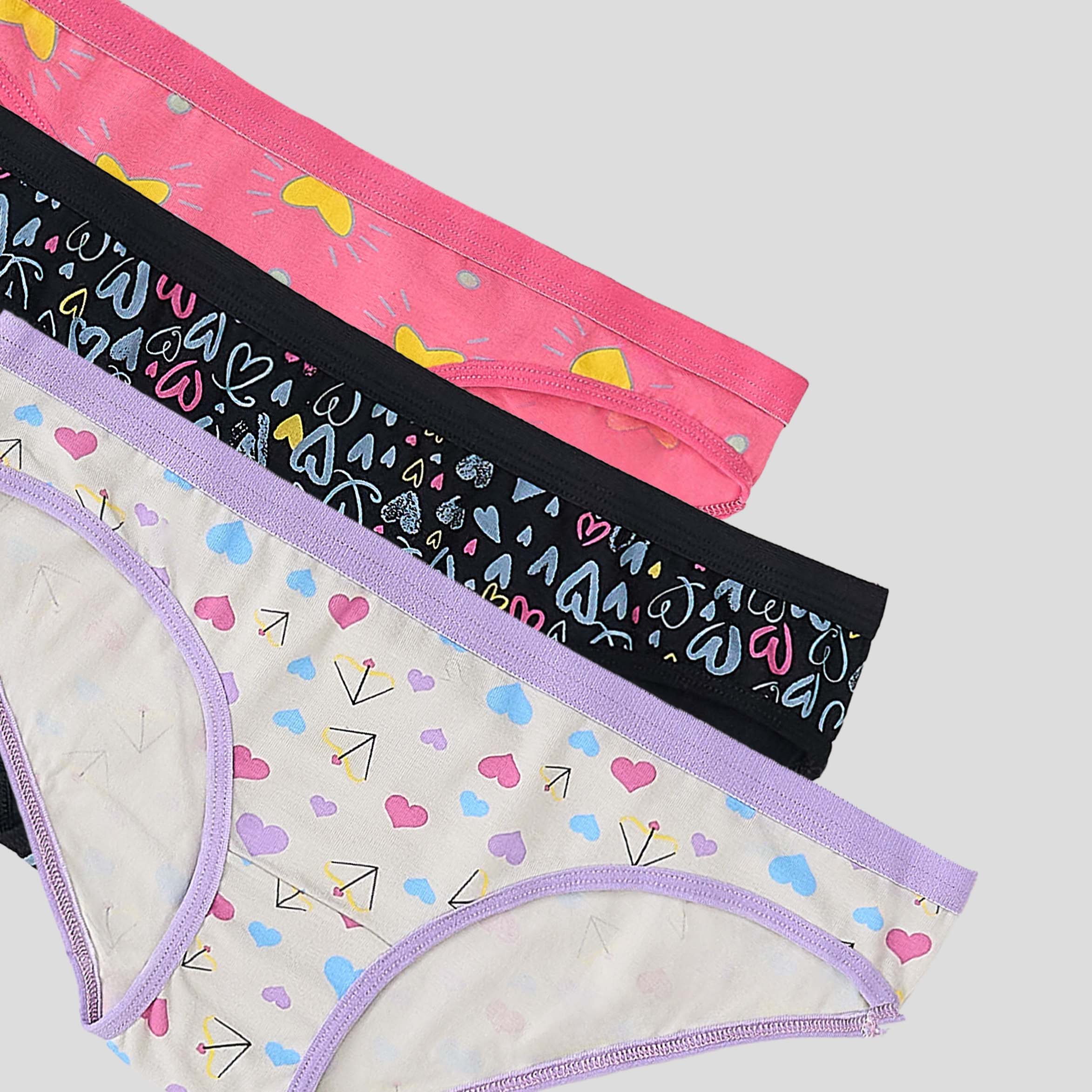 بيكيني مطبوع - عبوة من 3 قطع