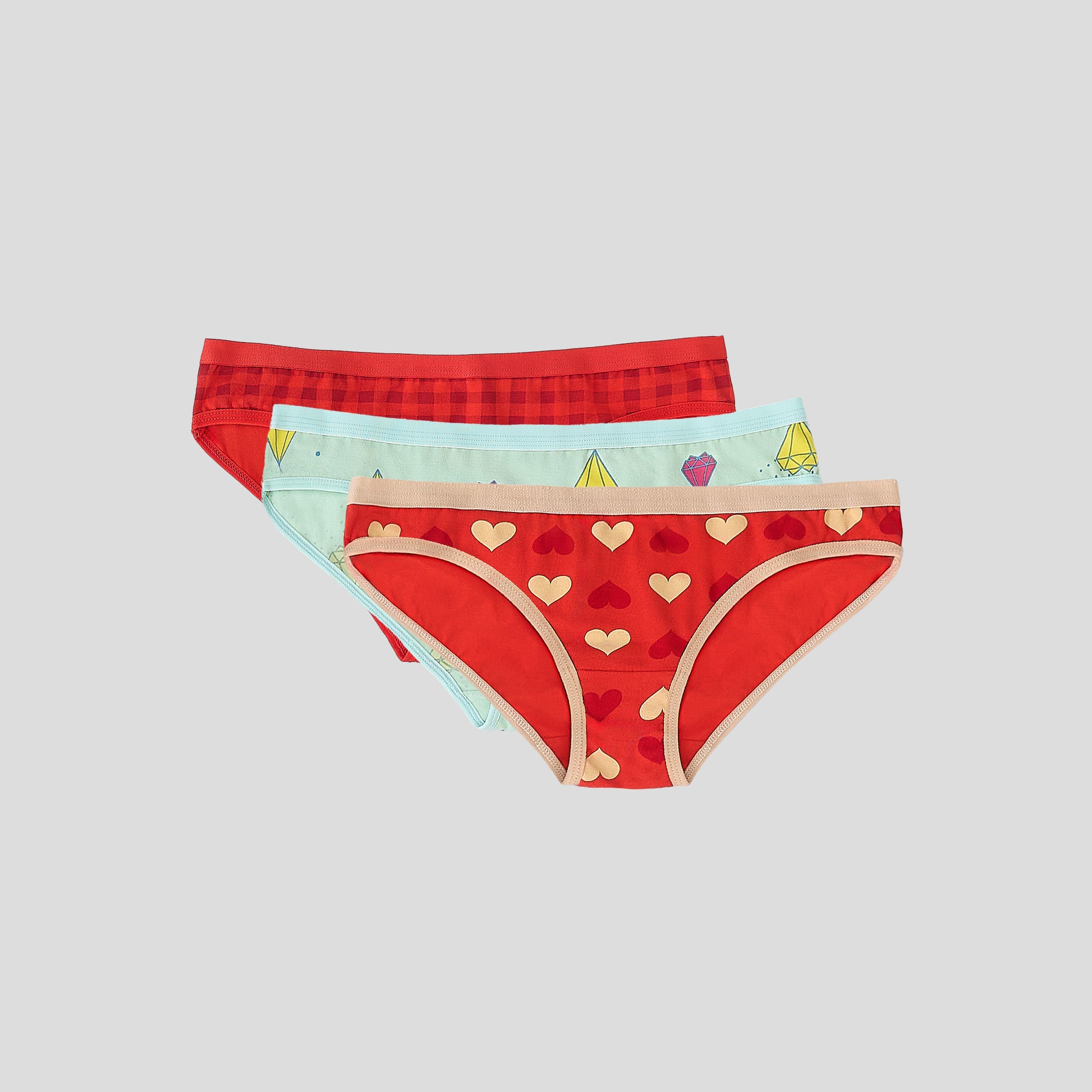 بيكيني مطبوع - عبوة من 3 قطع