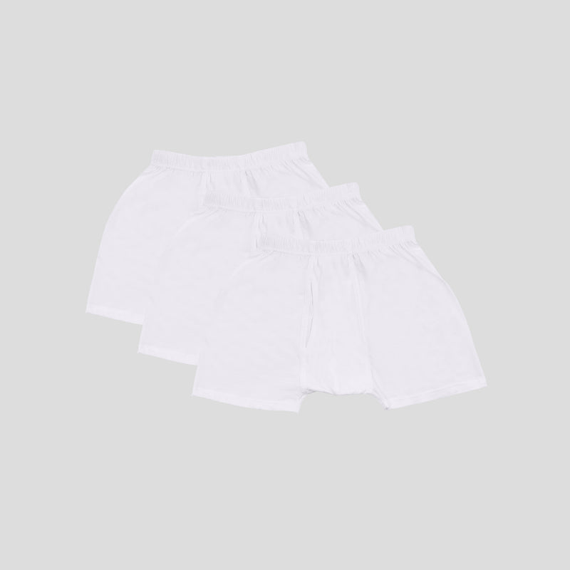 شورت سادة 100% قطن عبوة من 3 قطع