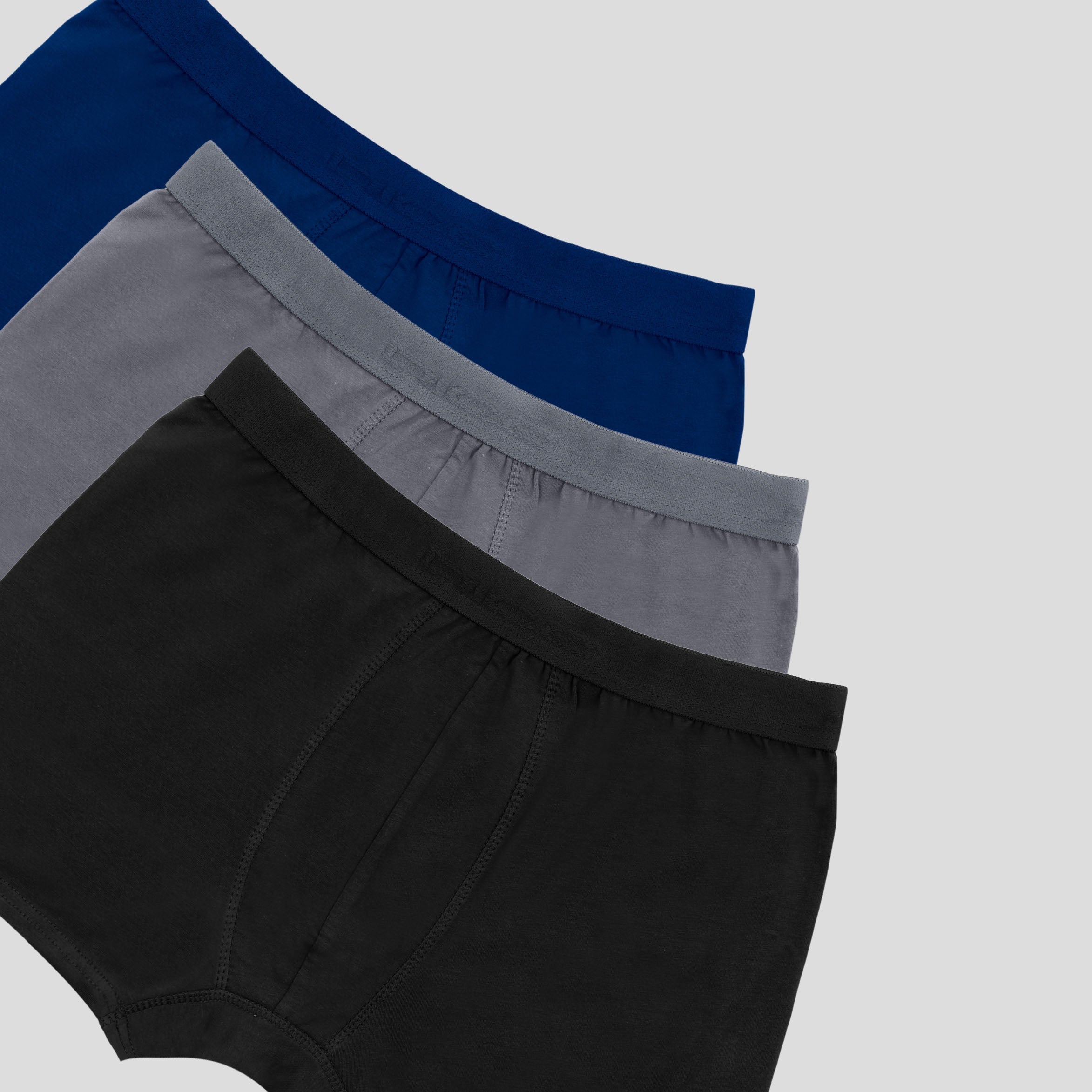 مجموعة من 3 بوكسر سادة