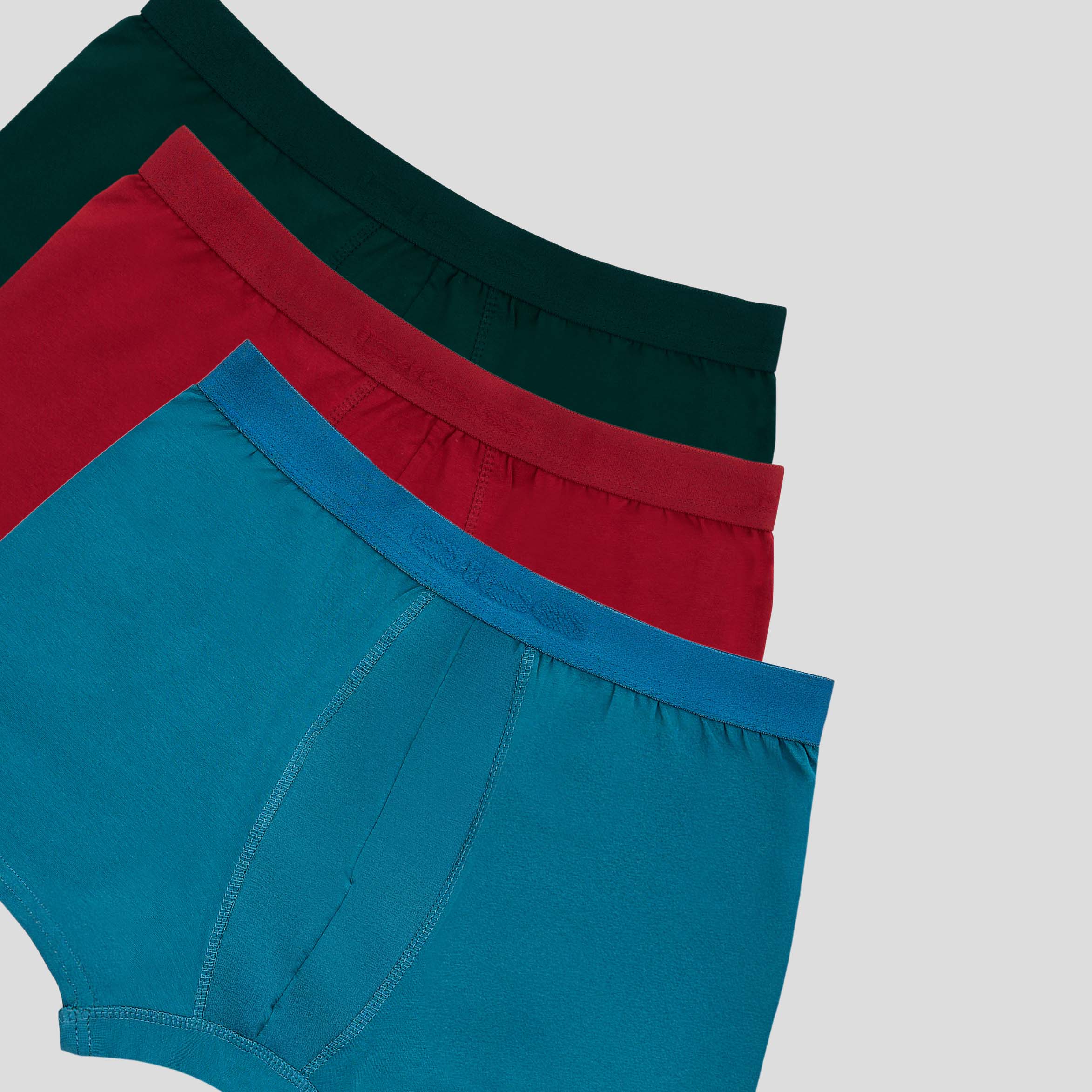 مجموعة من 3 بوكسر سادة