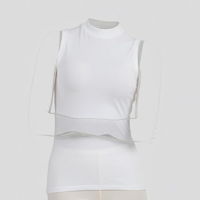 حمالة قطنية عريضة برقبة عالية